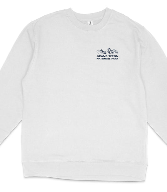 Grand Teton National Park Midweight Crewneck Sweatshirt