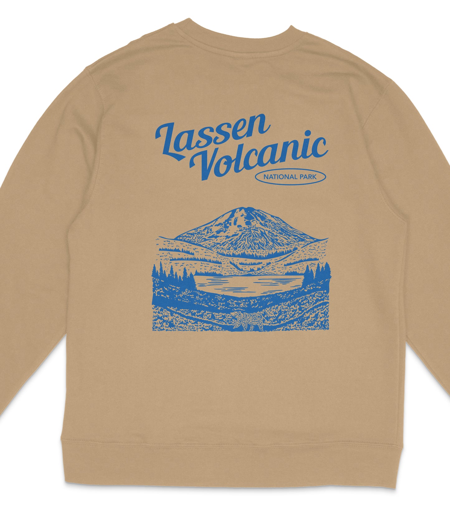 Lassen Volcanic National Park Midweight Crewneck Sweatshirt