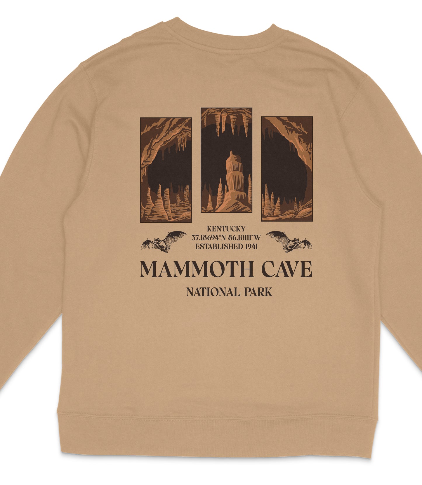 Mammoth Cave National Park Midweight Crewneck Sweatshirt