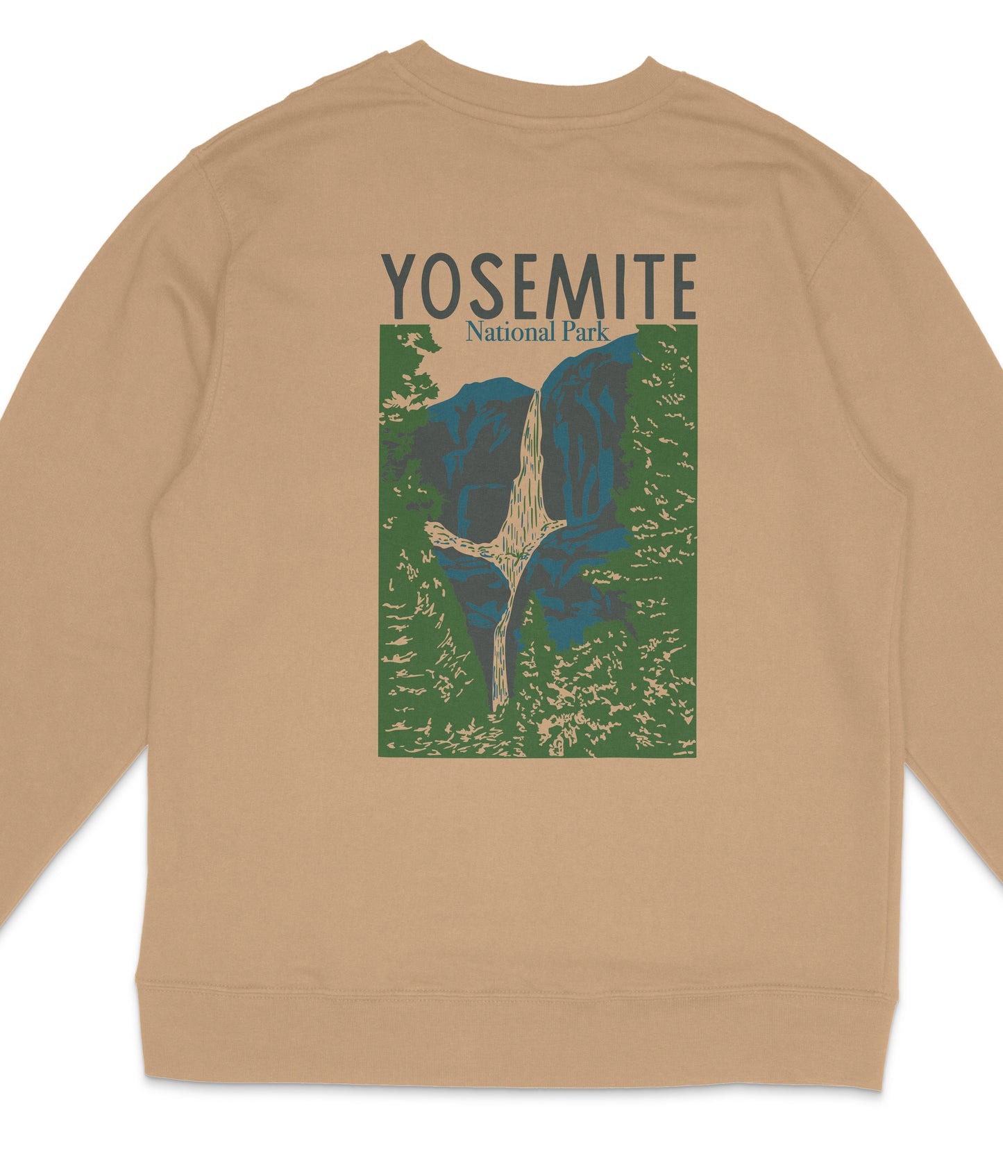Yosemite National Park Midweight Crewneck Sweatshirt