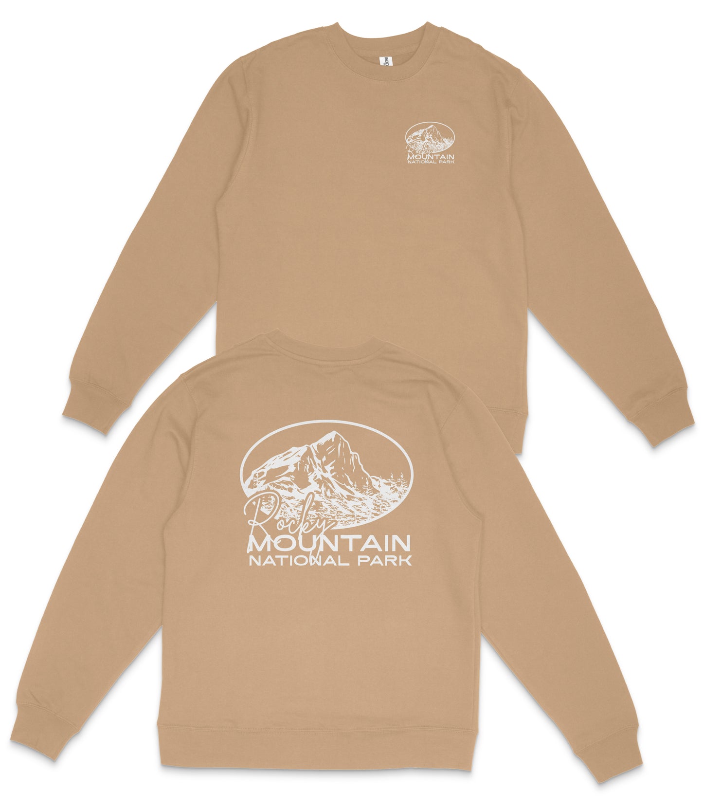Rocky Mountain National Park Midweight Crewneck Sweatshirt