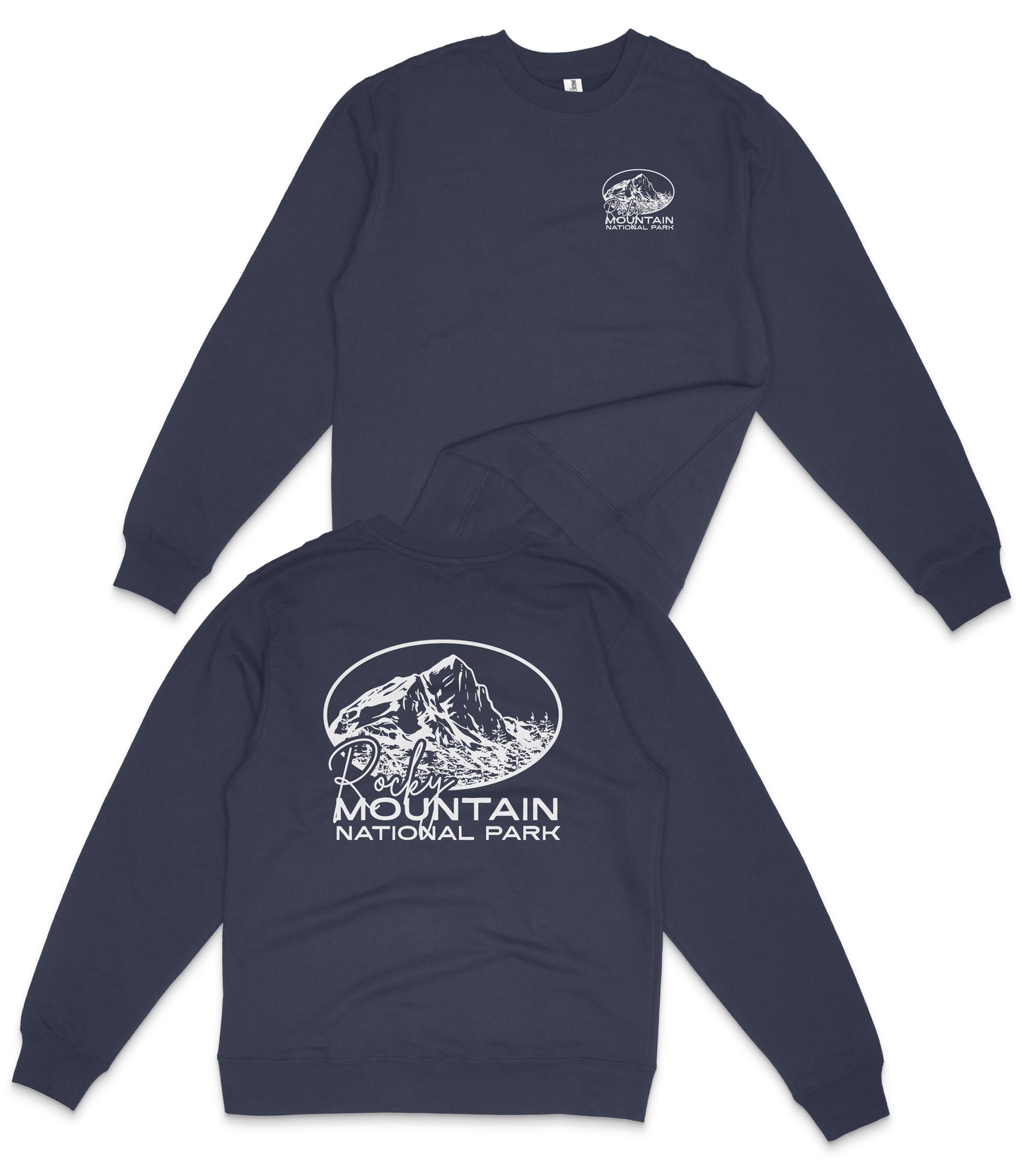 Rocky Mountain National Park Midweight Crewneck Sweatshirt
