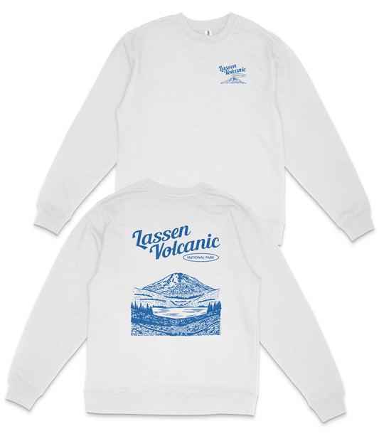 Lassen Volcanic National Park Midweight Crewneck Sweatshirt