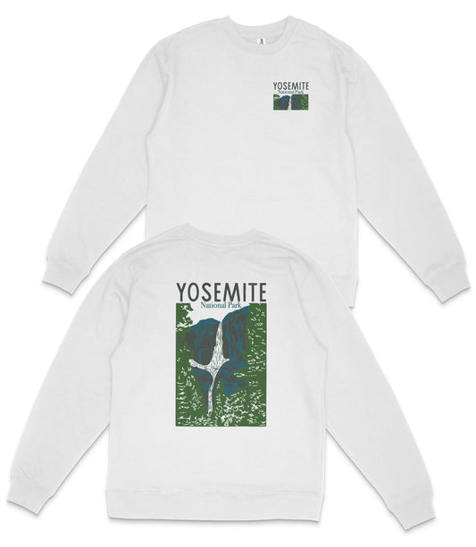 Yosemite National Park Midweight Crewneck Sweatshirt