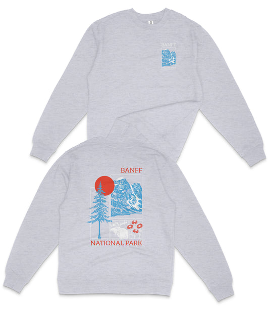 Banff National Park Midweight Crewneck Sweatshirt