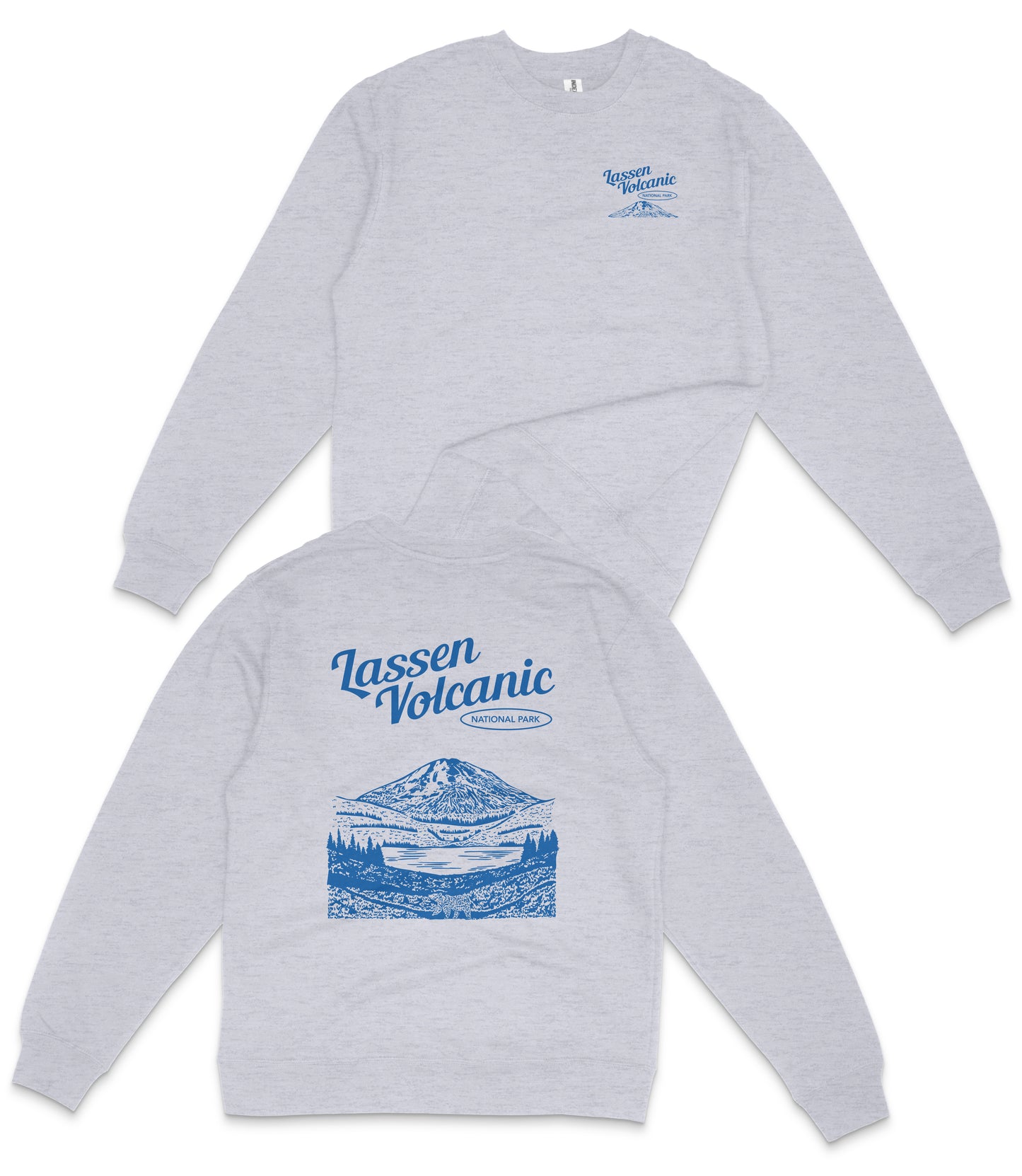 Lassen Volcanic National Park Midweight Crewneck Sweatshirt