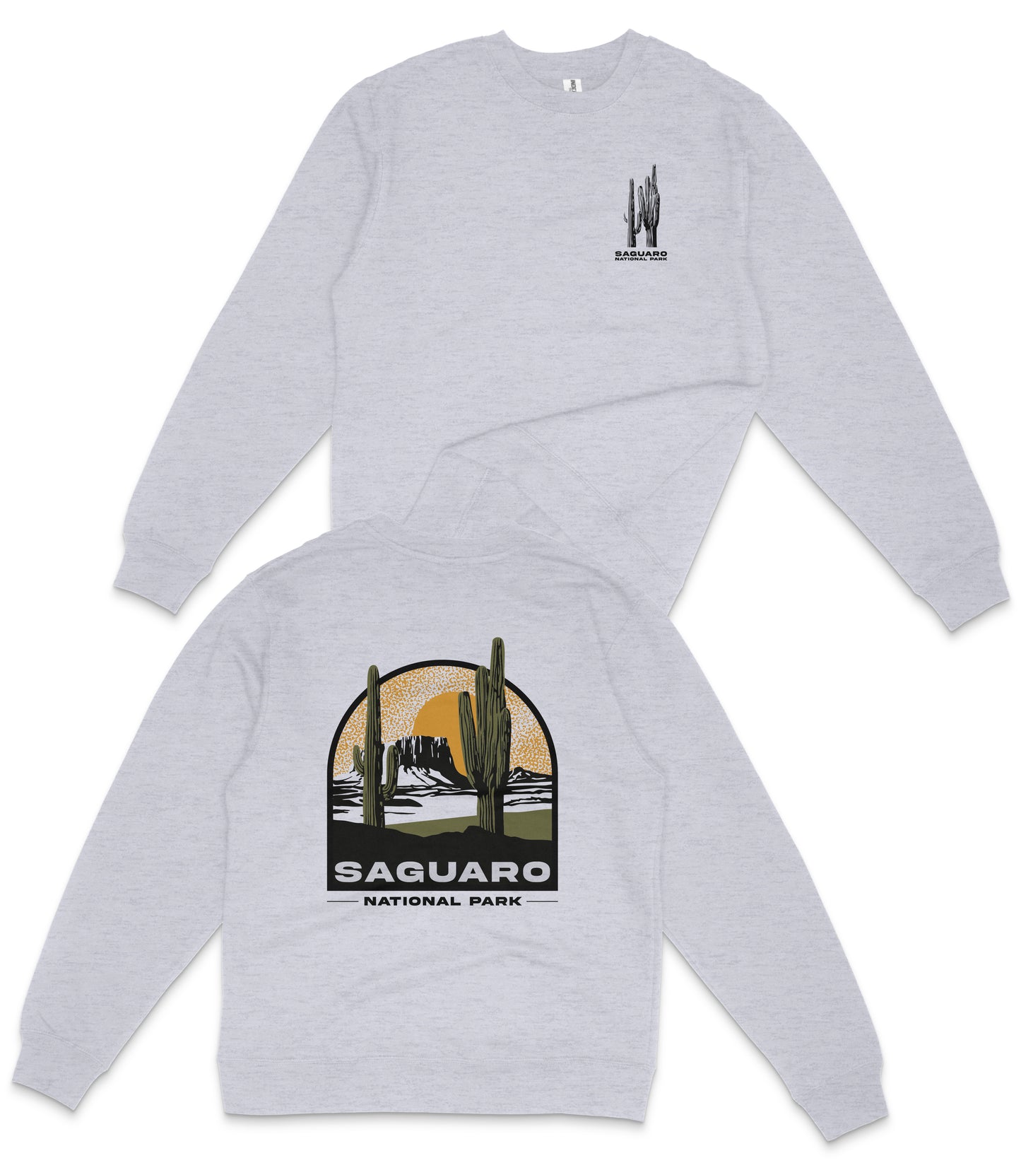 Saguaro National Park Midweight Crewneck Sweatshirt