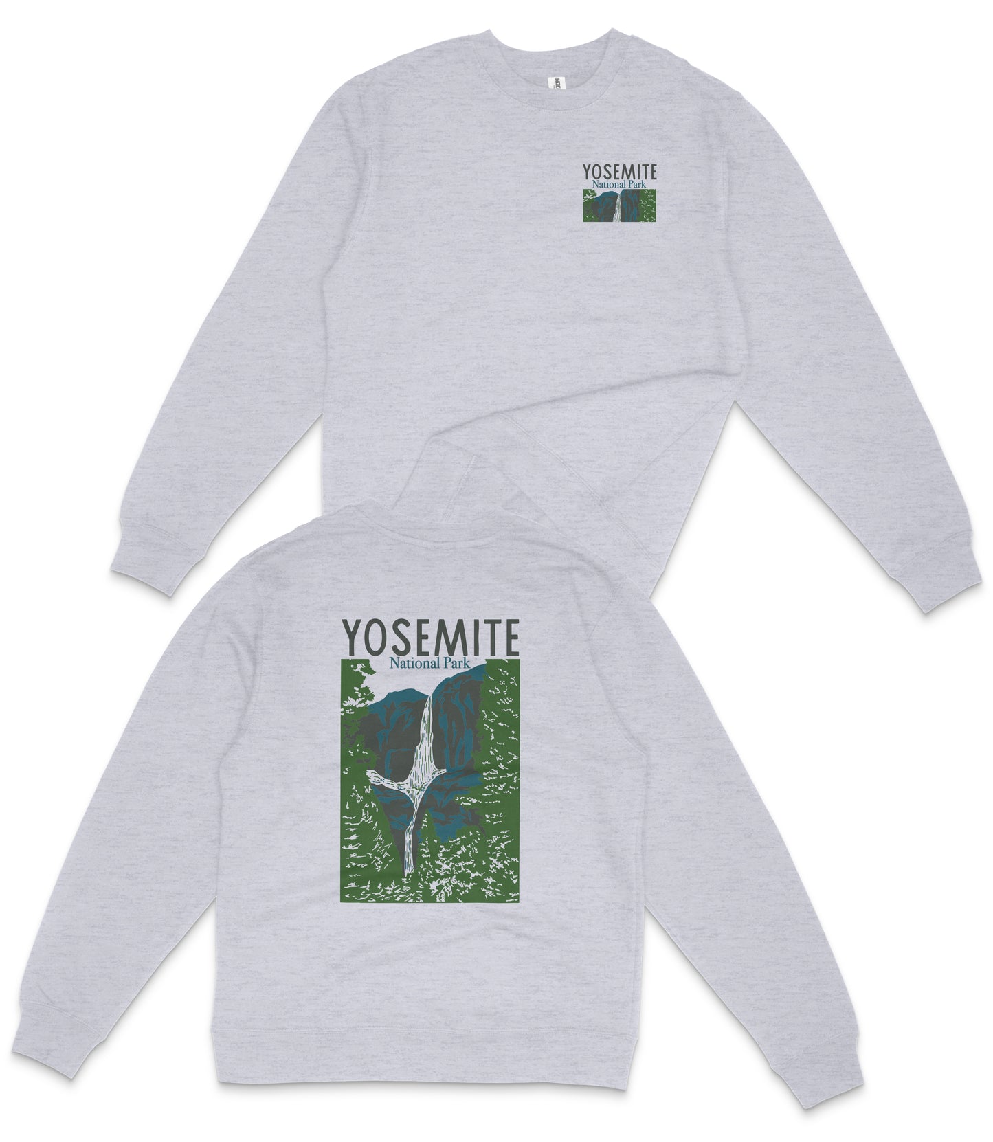 Yosemite National Park Midweight Crewneck Sweatshirt