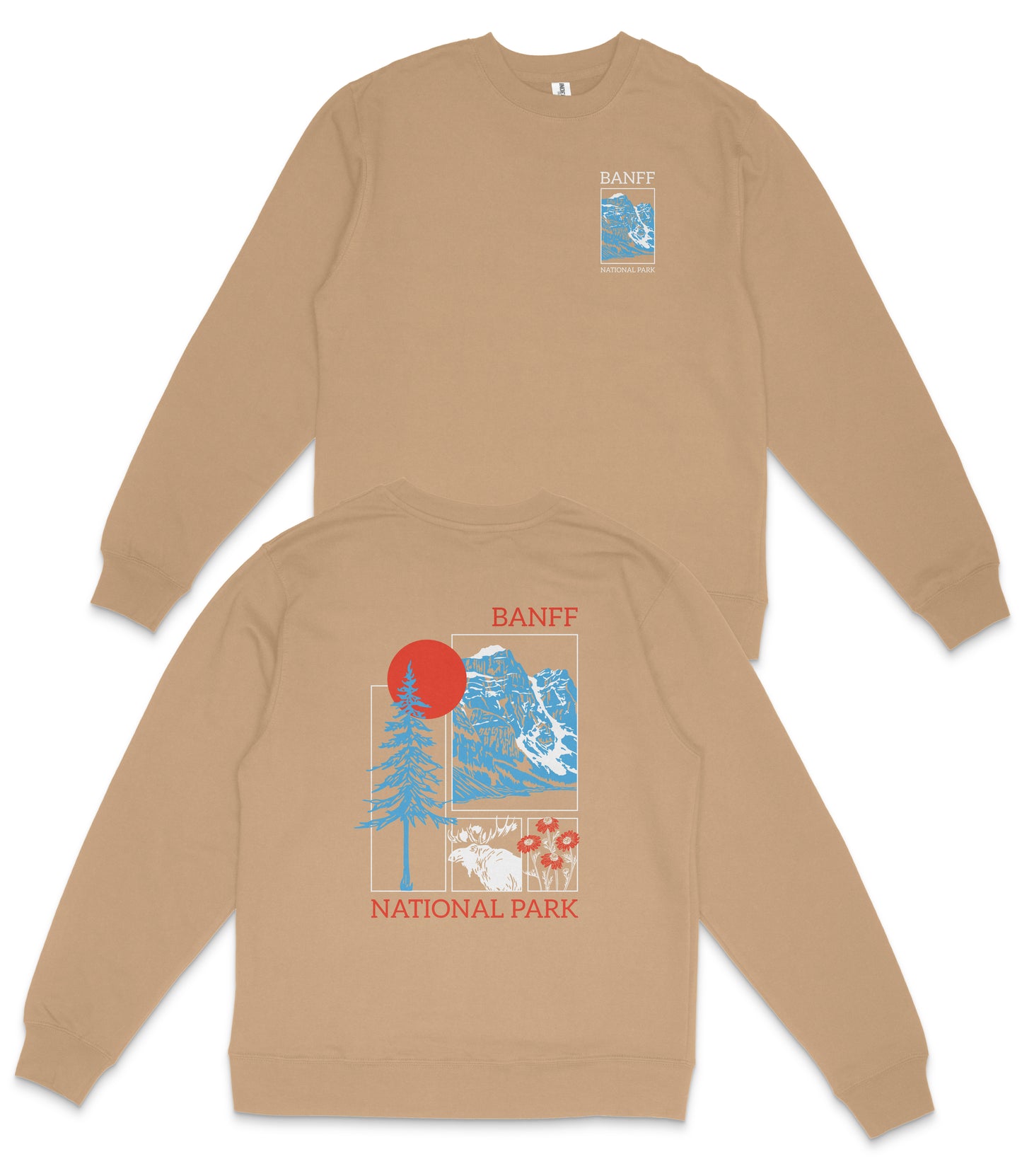 Banff National Park Midweight Crewneck Sweatshirt