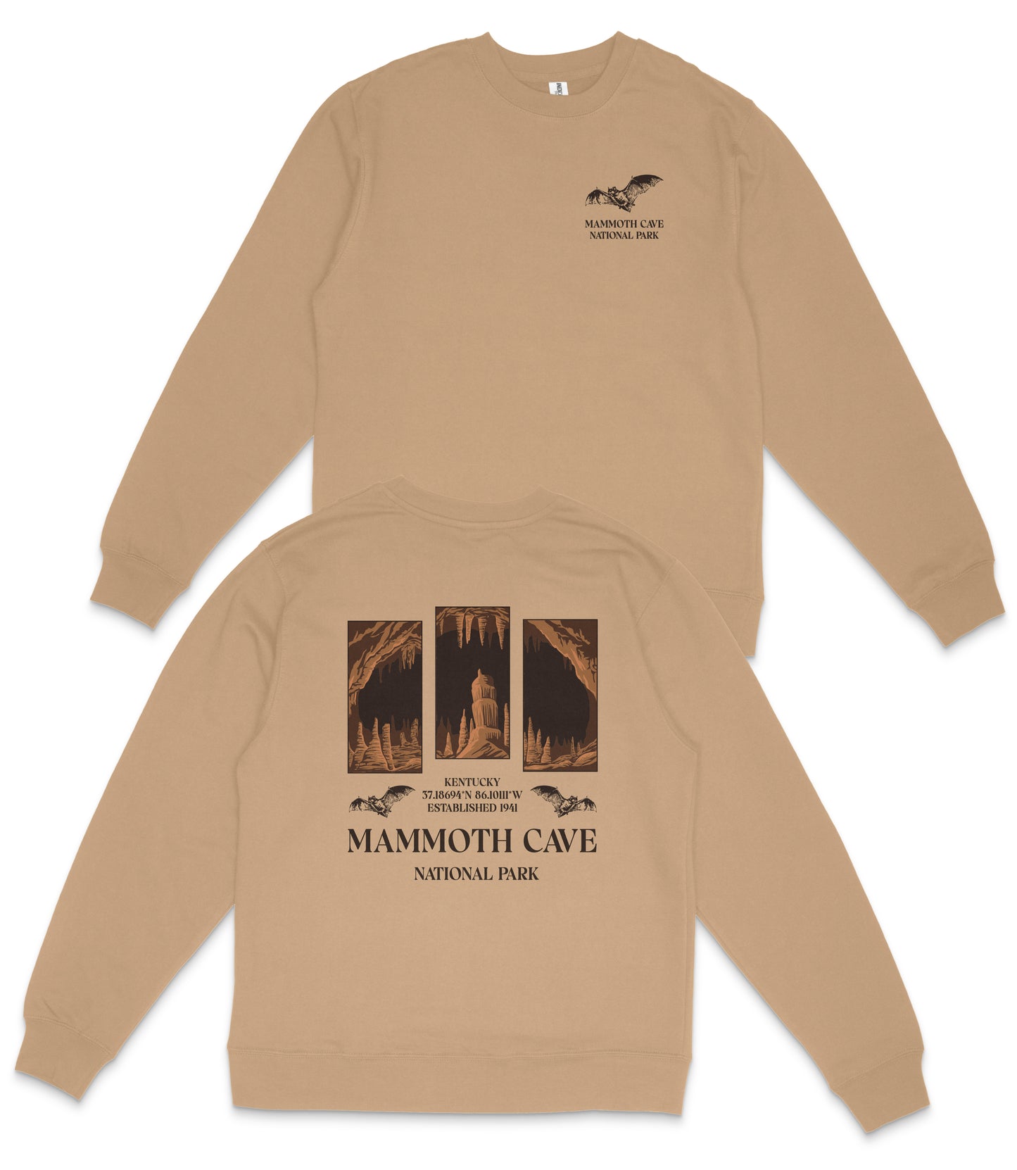 Mammoth Cave National Park Midweight Crewneck Sweatshirt