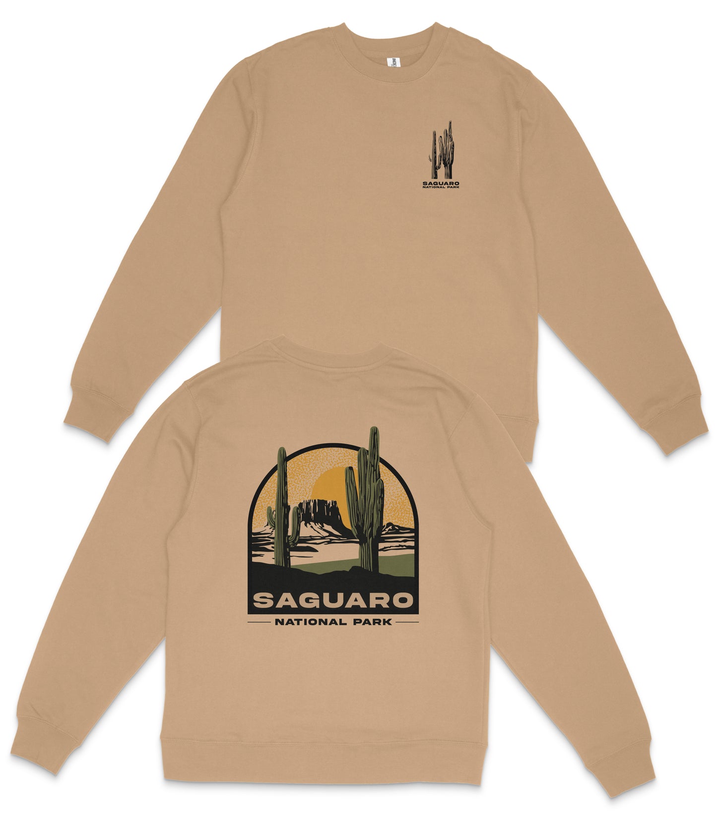 Saguaro National Park Midweight Crewneck Sweatshirt
