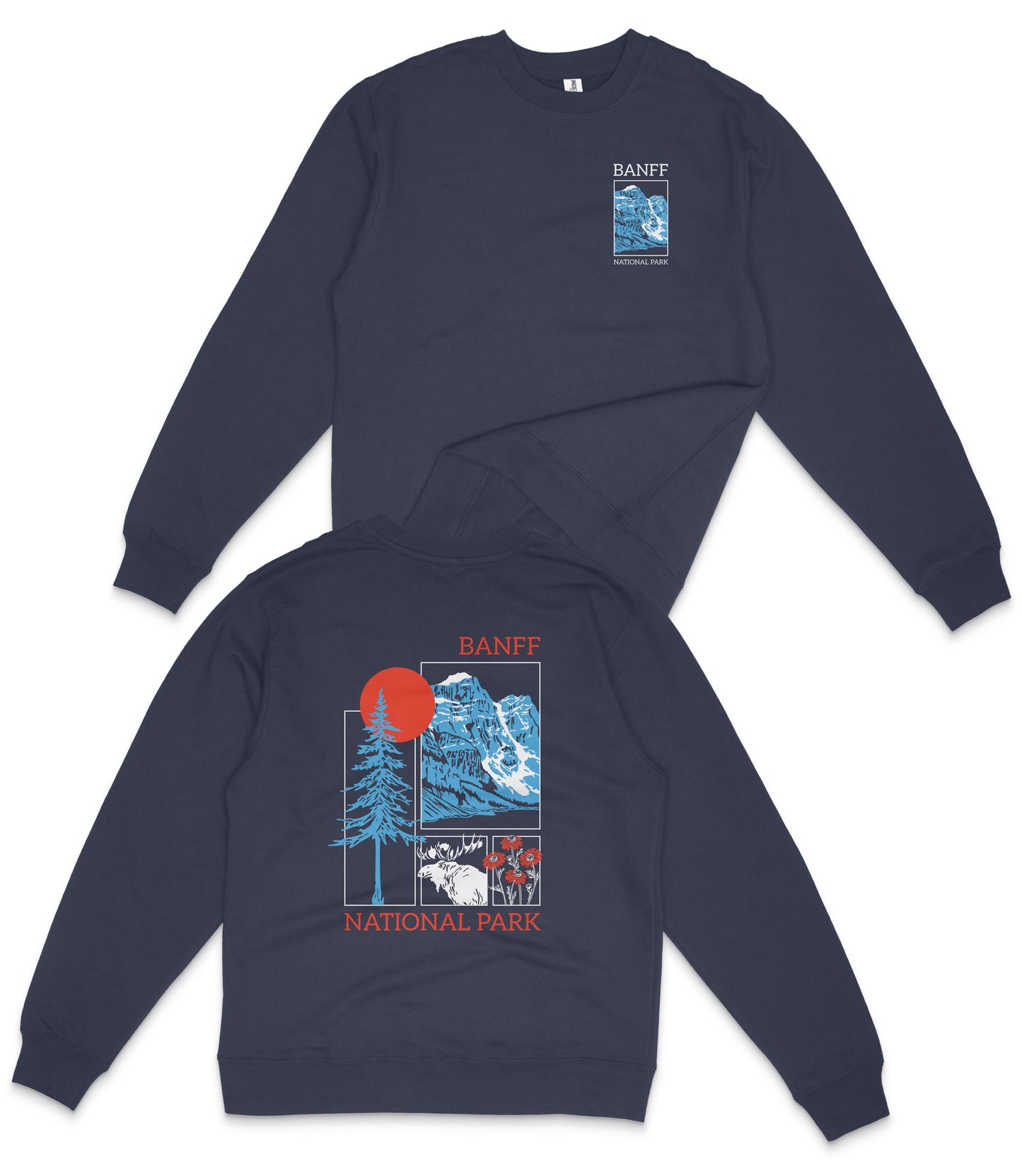 Banff National Park Midweight Crewneck Sweatshirt