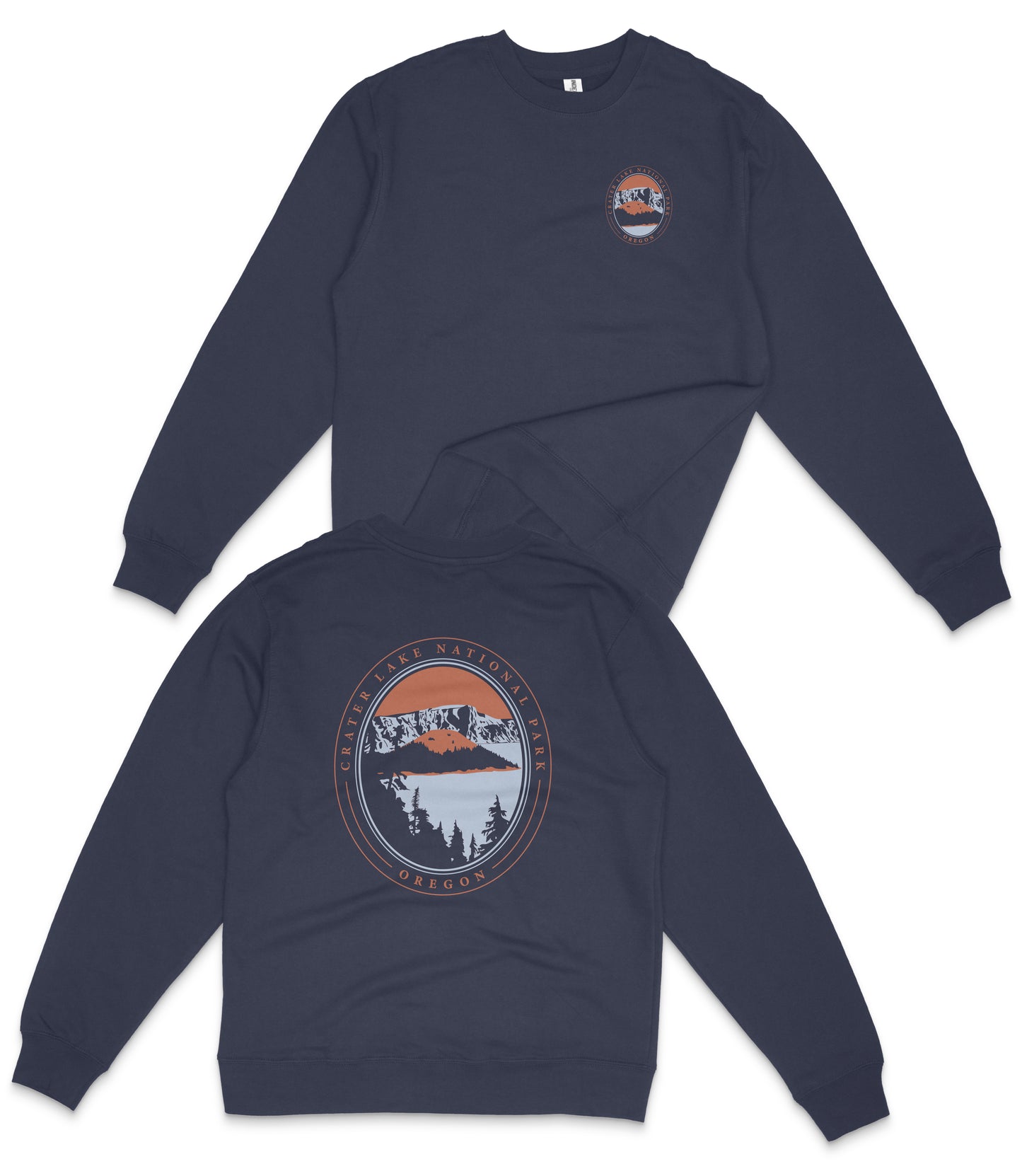 Crater Lake National Park Midweight Crewneck Sweatshirt