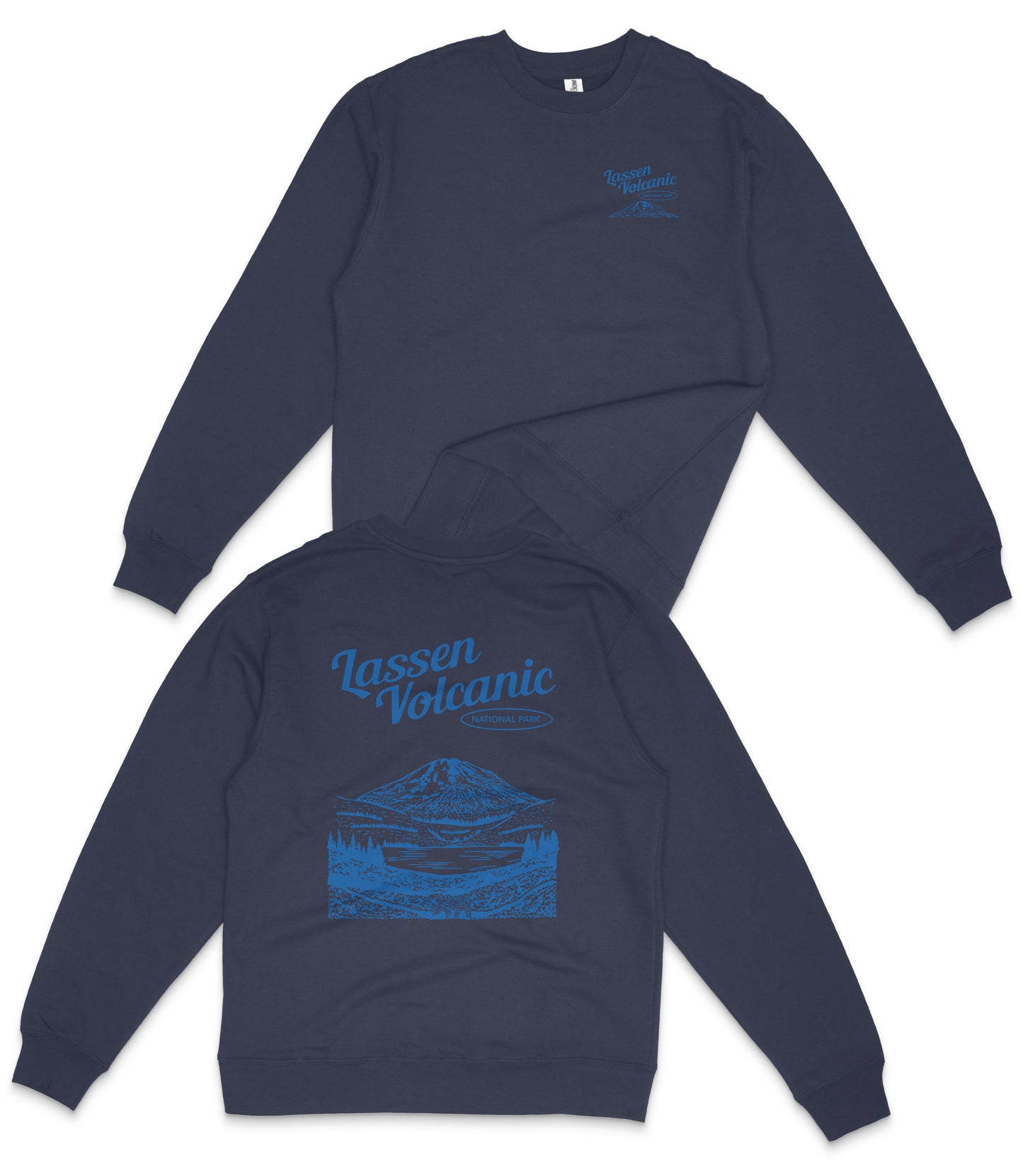 Lassen Volcanic National Park Midweight Crewneck Sweatshirt