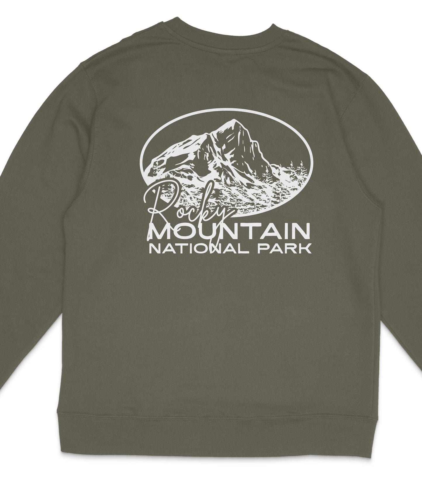 Rocky Mountain National Park Midweight Crewneck Sweatshirt