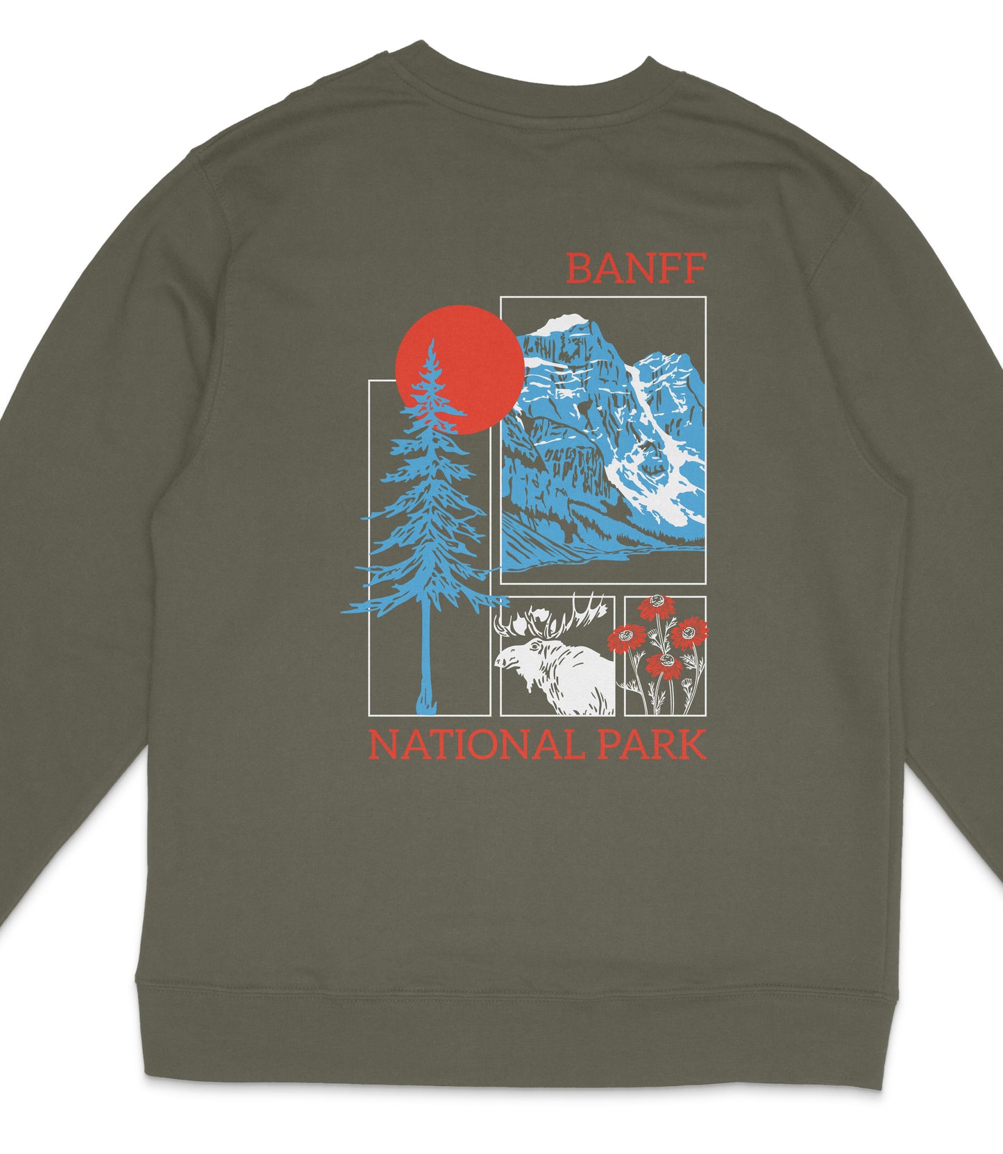 Banff National Park Midweight Crewneck Sweatshirt