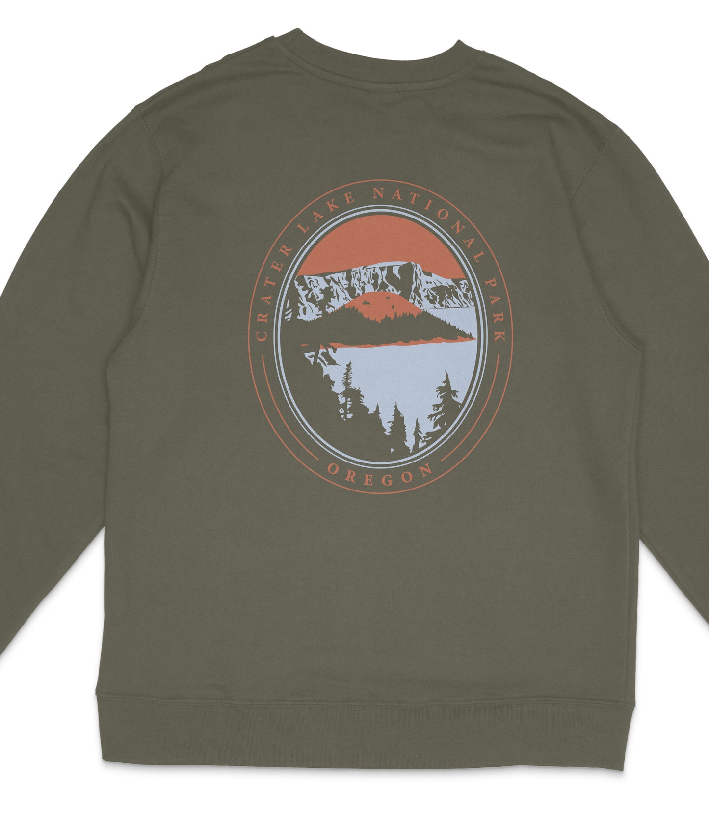Crater Lake National Park Midweight Crewneck Sweatshirt