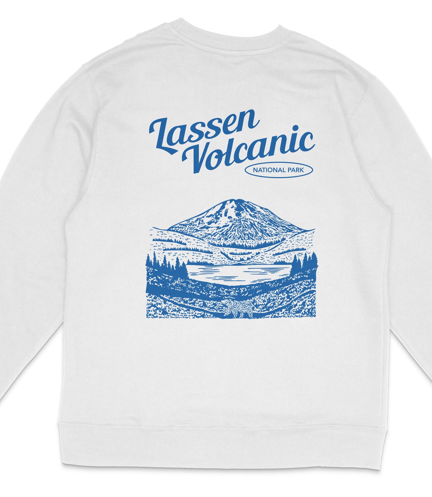 Lassen Volcanic National Park Midweight Crewneck Sweatshirt