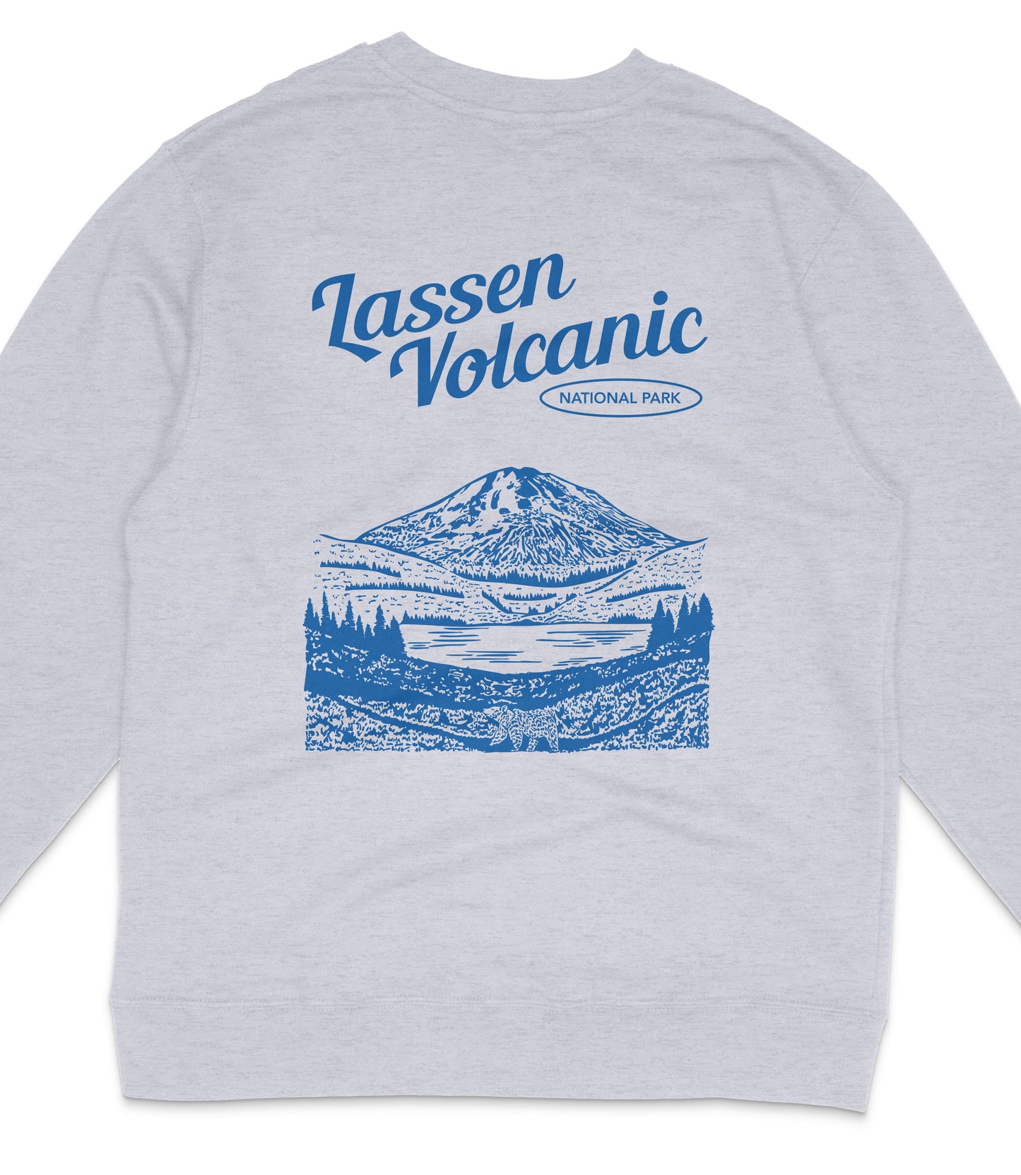 Lassen Volcanic National Park Midweight Crewneck Sweatshirt