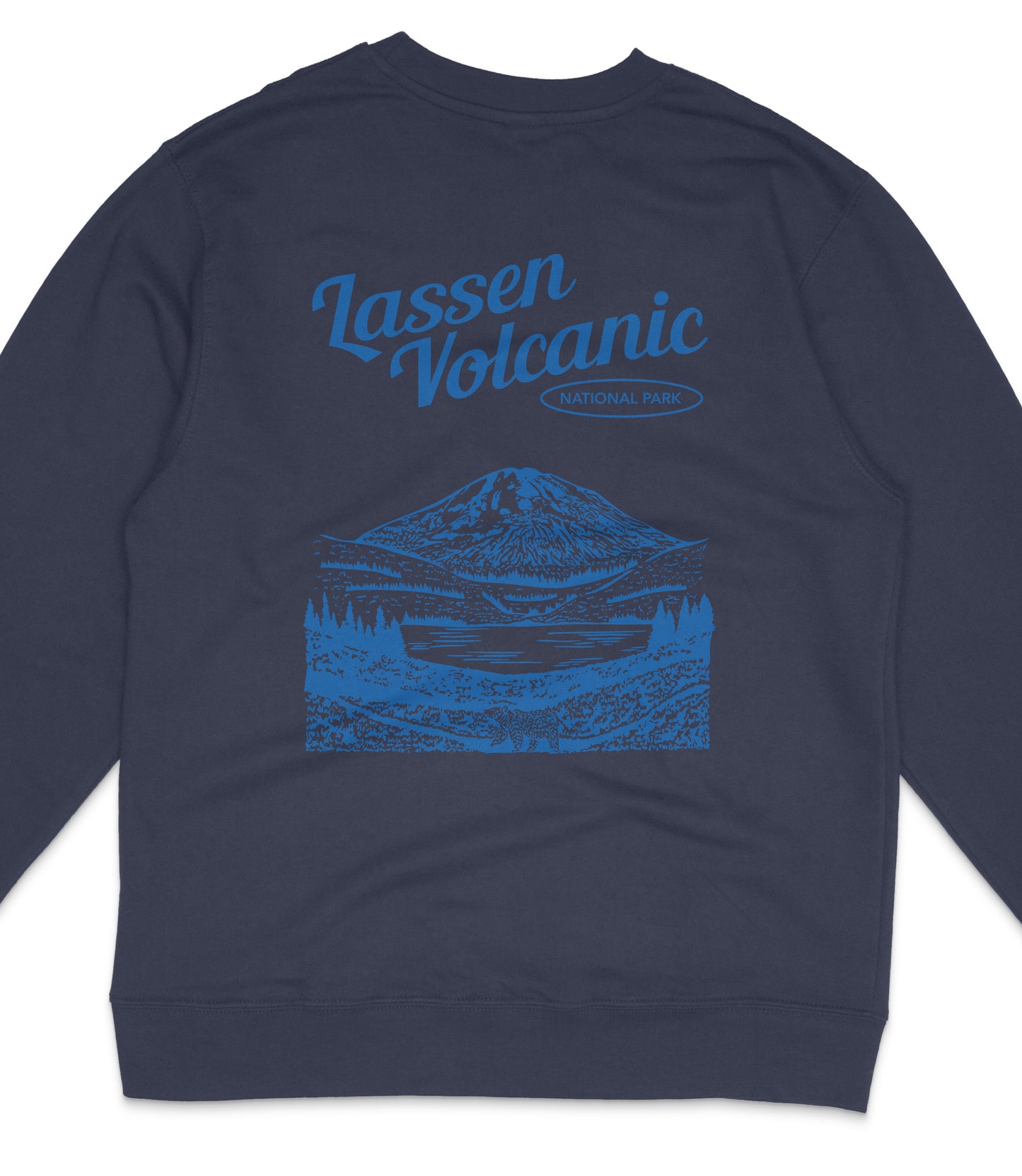 Lassen Volcanic National Park Midweight Crewneck Sweatshirt