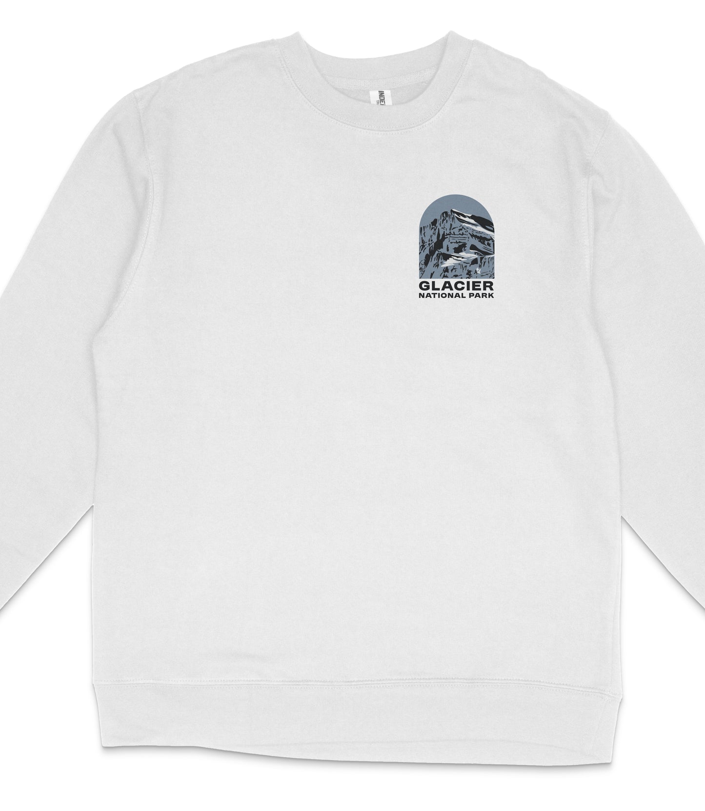 Glacier National Park Midweight Crewneck Sweatshirt