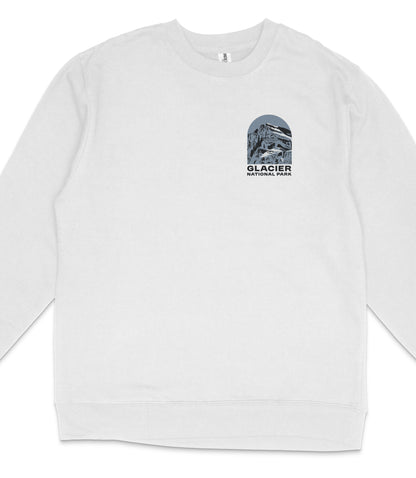 Glacier National Park Midweight Crewneck Sweatshirt