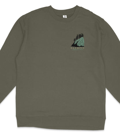 Olympic National Park Midweight Crewneck Sweatshirt
