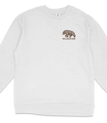 Yellowstone National Park Midweight Crewneck Sweatshirt