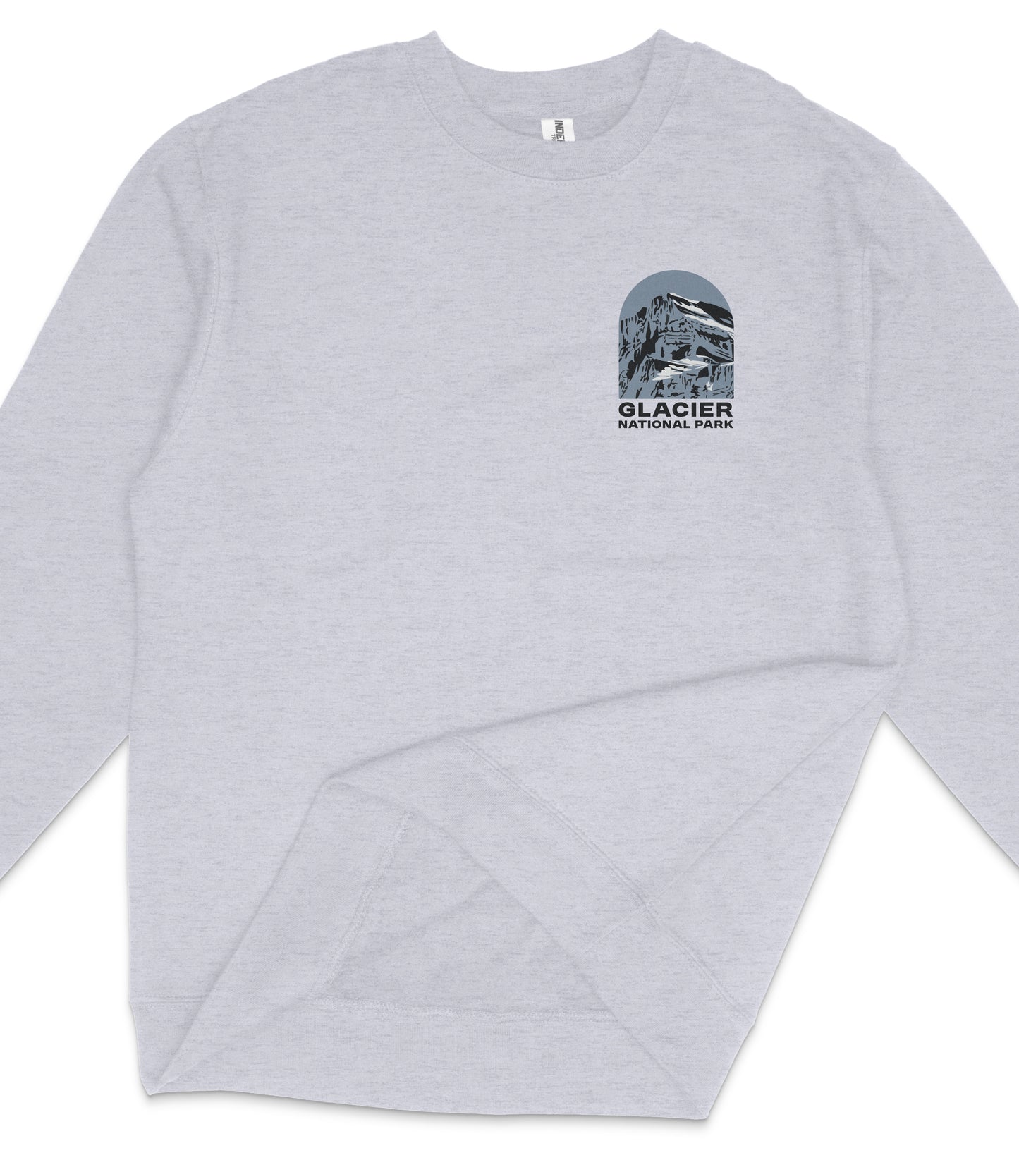 Glacier National Park Midweight Crewneck Sweatshirt