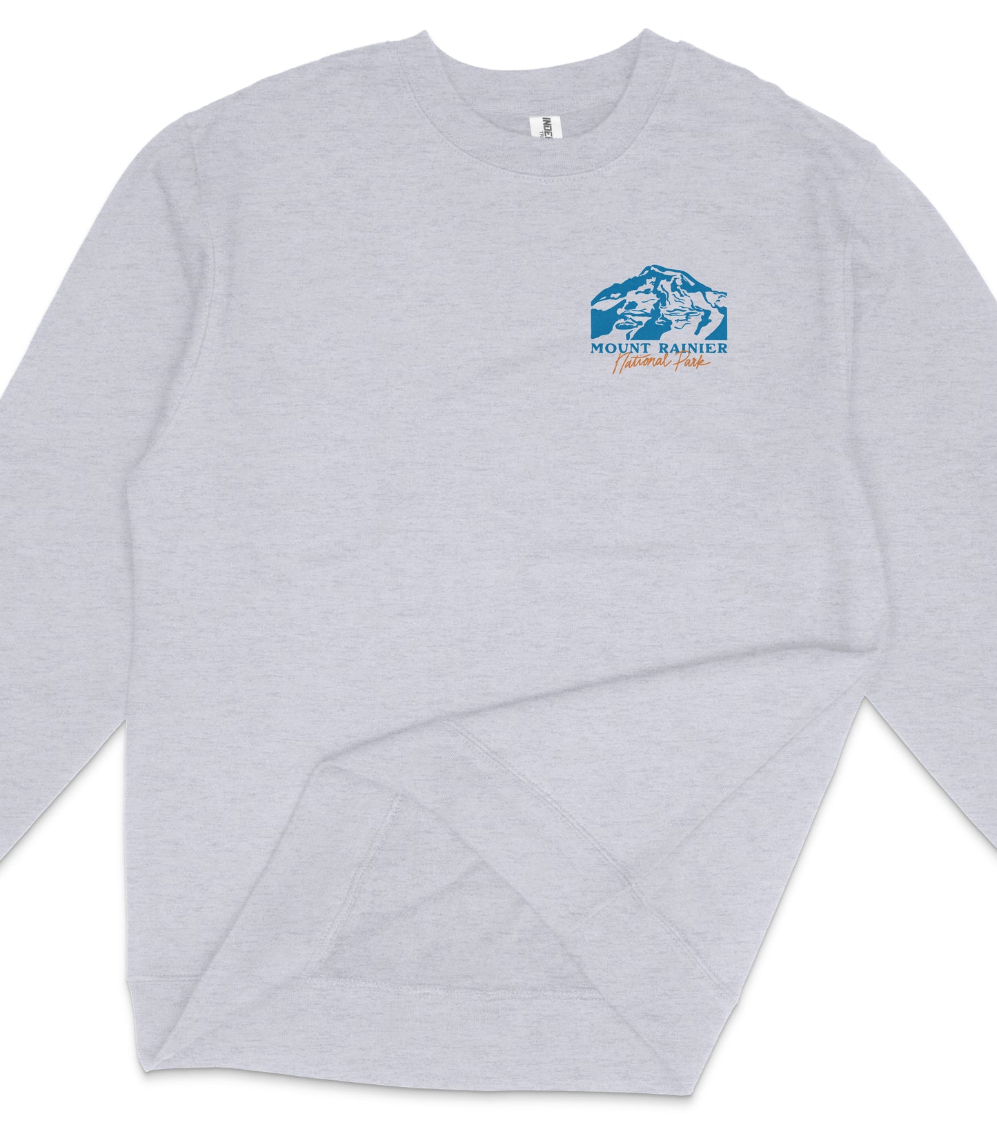 Mount Rainier National Park Midweight Crewneck Sweatshirt