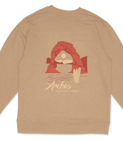 Arches National Park Midweight Crewneck Sweatshirt