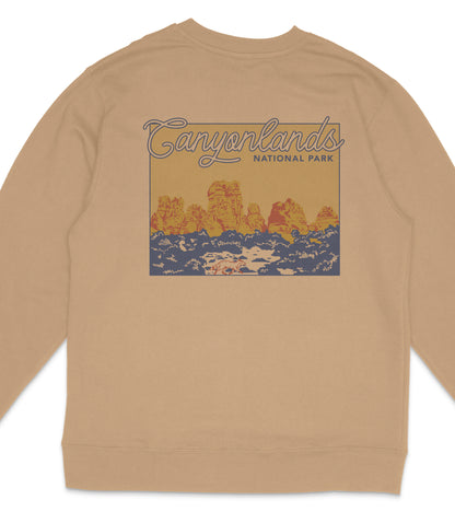 Canyonlands National Park Midweight Crewneck Sweatshirt