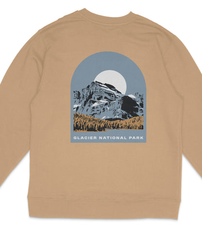Glacier National Park Midweight Crewneck Sweatshirt