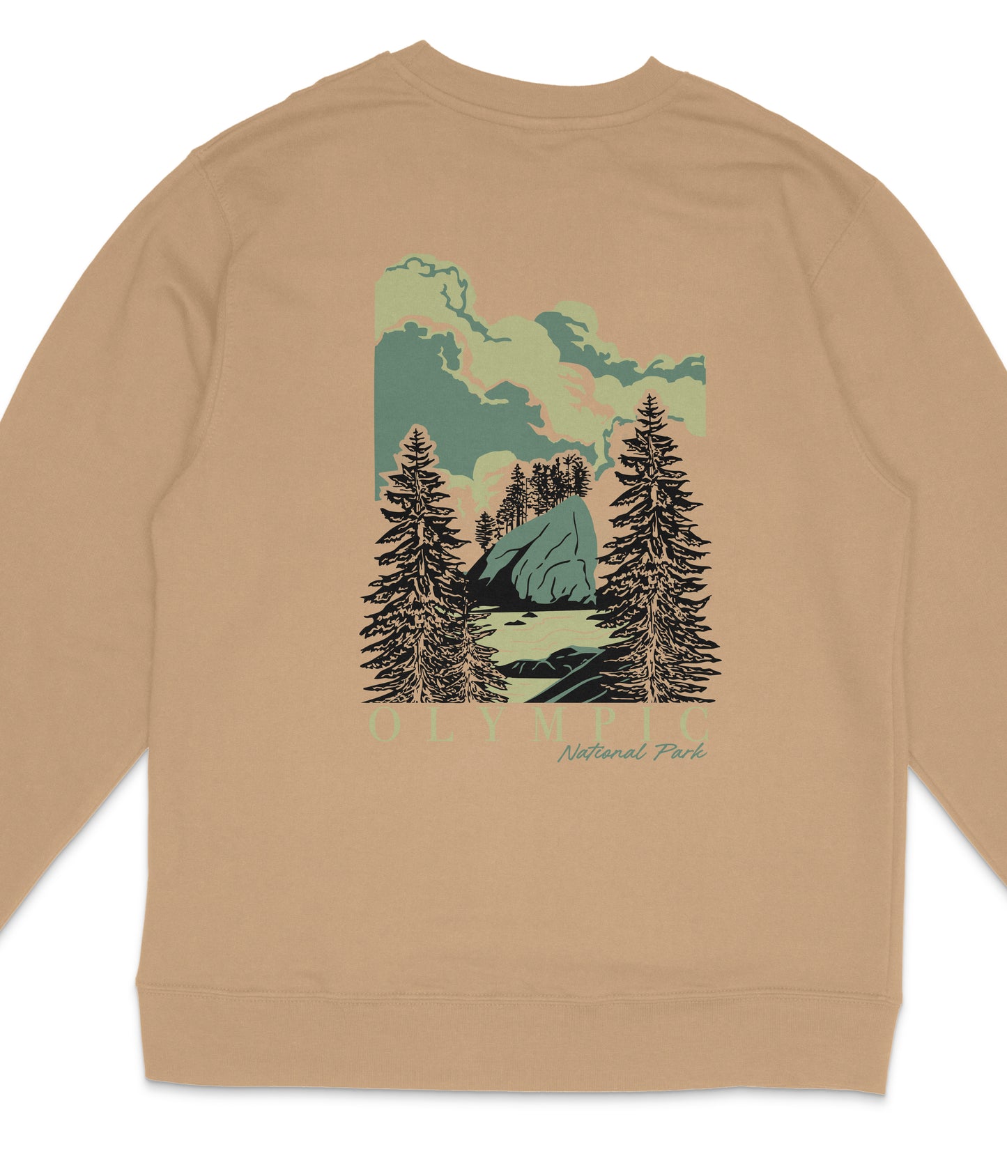 Olympic National Park Midweight Crewneck Sweatshirt