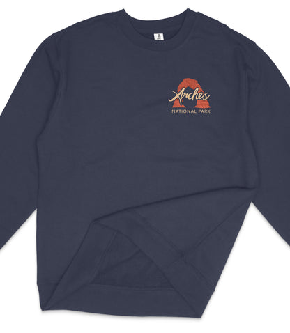 Arches National Park Midweight Crewneck Sweatshirt