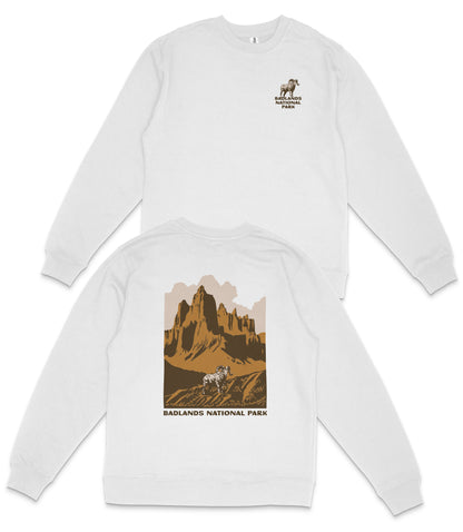 Badlands National Park Midweight Crewneck Sweatshirt