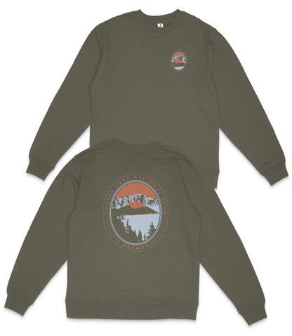 Crater Lake National Park Midweight Crewneck Sweatshirt