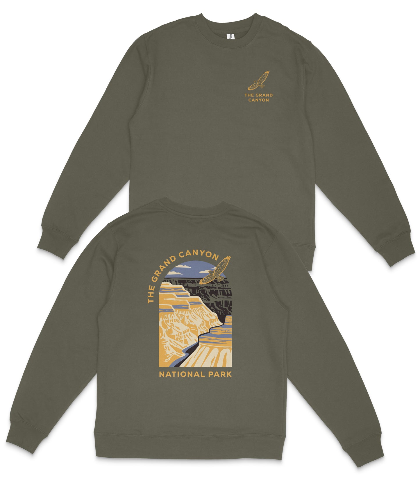 The Grand Canyon National Park Midweight Crewneck Sweatshirt