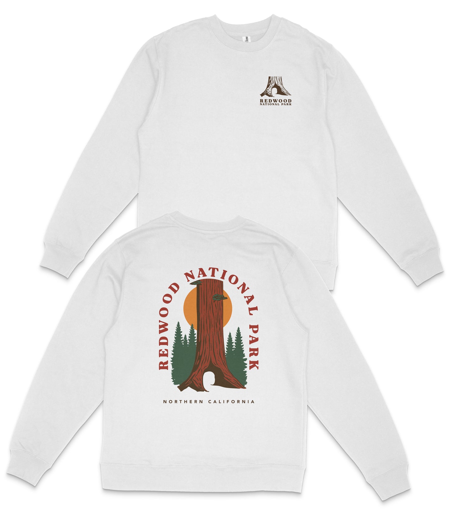 Redwood National Park Midweight Crewneck Sweatshirt