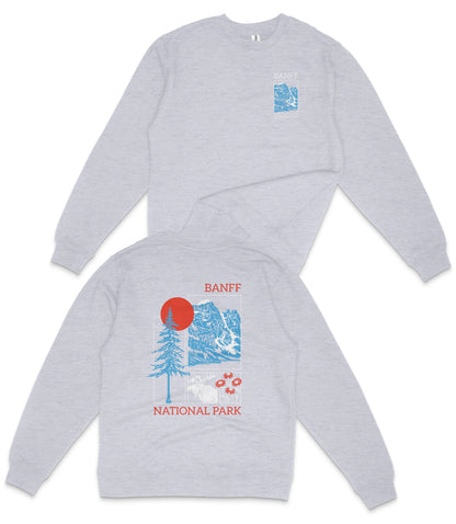 Banff National Park Midweight Crewneck Sweatshirt