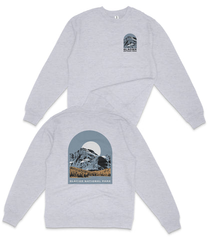 Glacier National Park Midweight Crewneck Sweatshirt