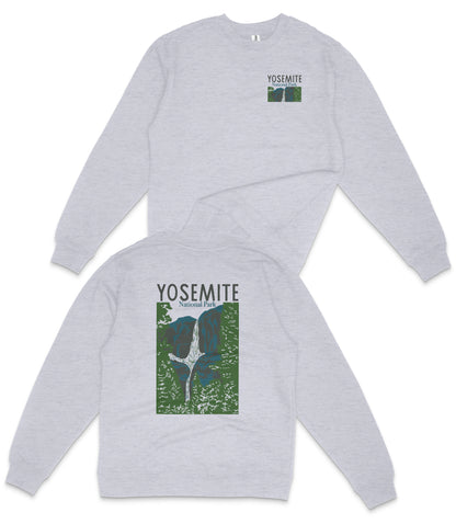 Yosemite National Park Midweight Crewneck Sweatshirt
