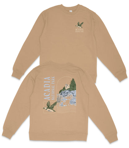 Acadia National Park Midweight Crewneck Sweatshirt
