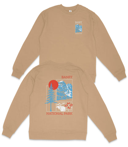 Banff National Park Midweight Crewneck Sweatshirt