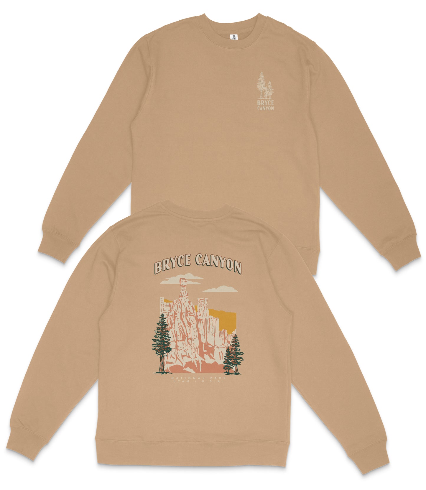 Bryce Canyon National Park Midweight Crewneck Sweatshirt