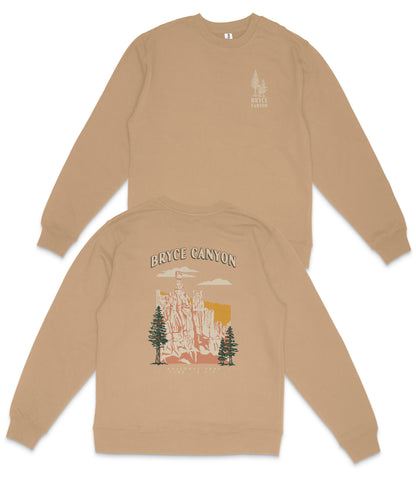 Bryce Canyon National Park Midweight Crewneck Sweatshirt