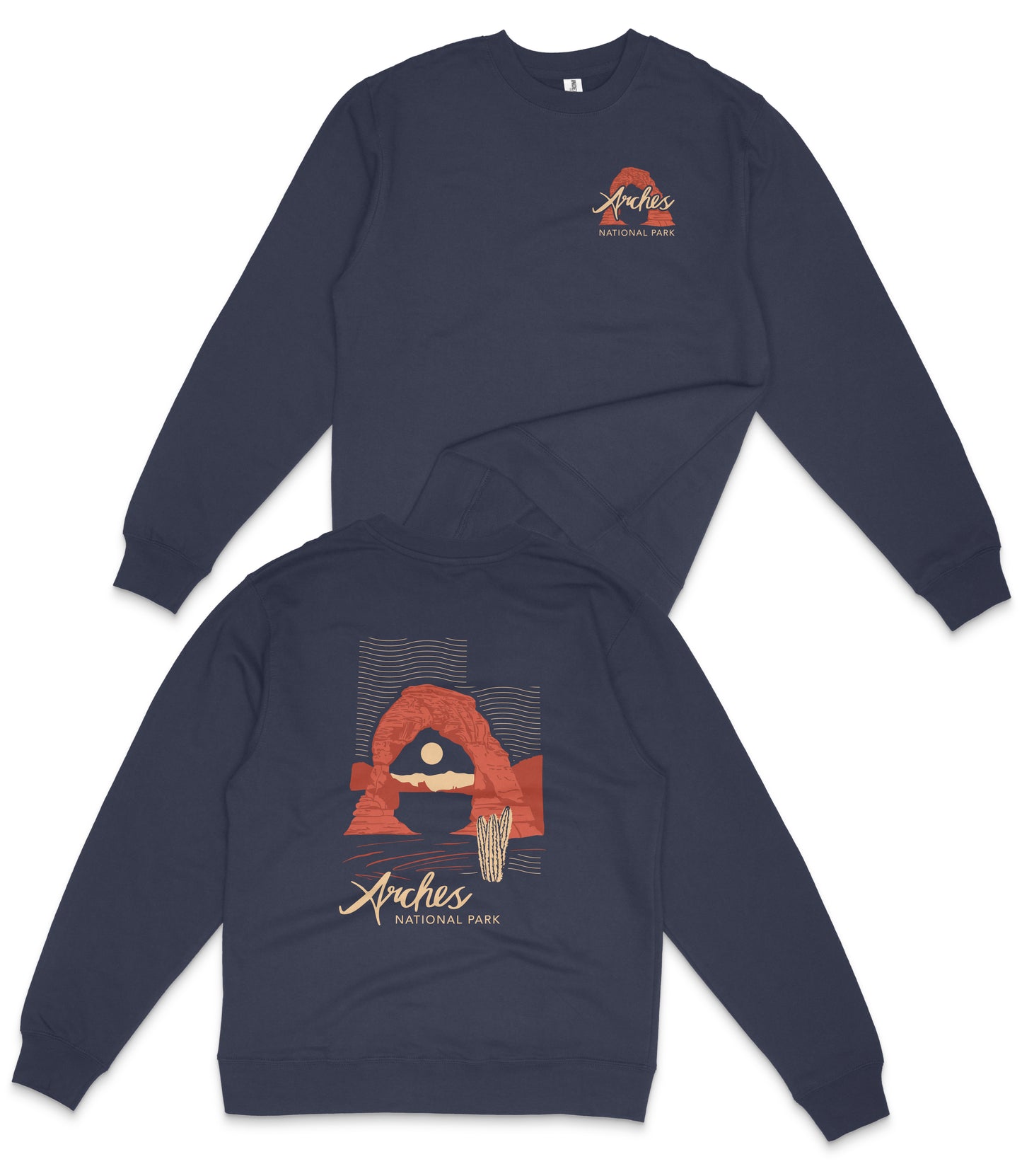 Arches National Park Midweight Crewneck Sweatshirt