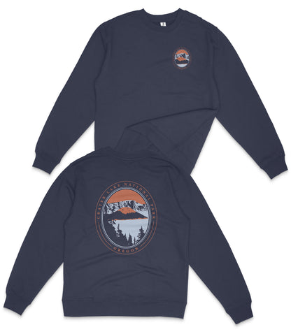 Crater Lake National Park Midweight Crewneck Sweatshirt