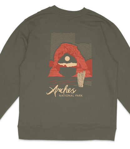 Arches National Park Midweight Crewneck Sweatshirt