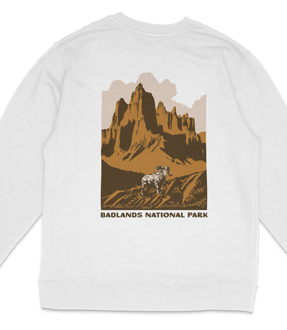 Badlands National Park Midweight Crewneck Sweatshirt